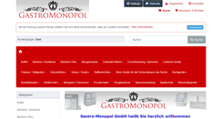 Desktop Screenshot of gastro-monopol.de